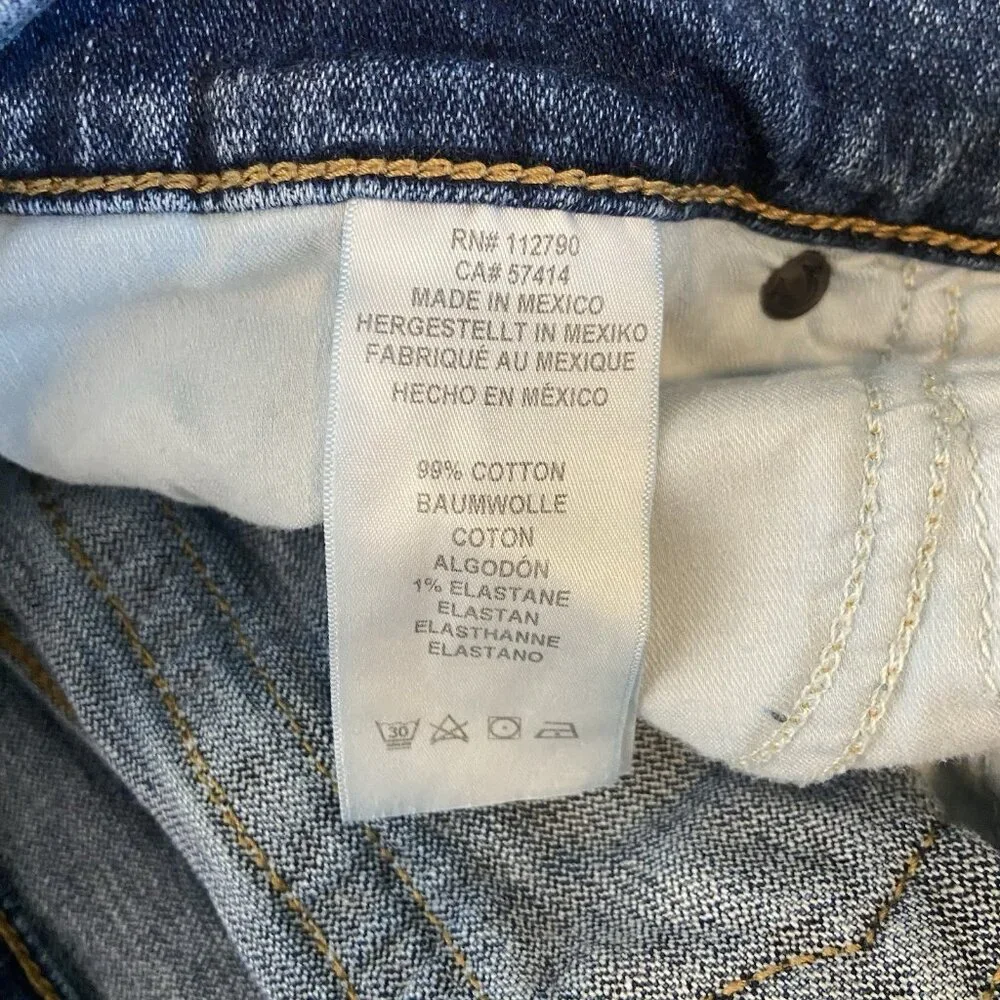 True‎ Religion Ricky SN Flap Relaxed Straight Jeans ($159) Medium Wash 34 X 34